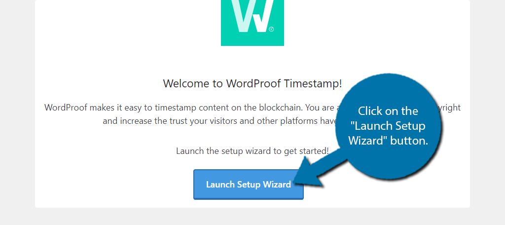 Launch Setup Wizard