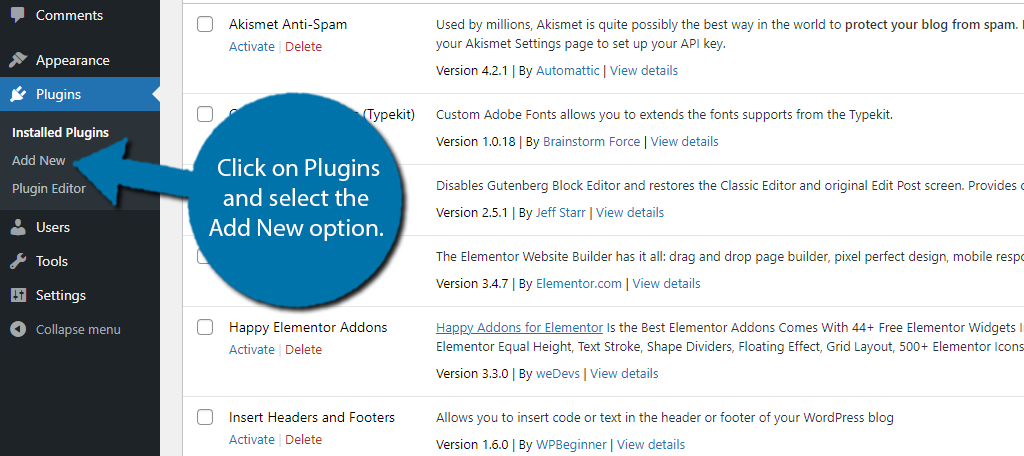 Add New Plugin