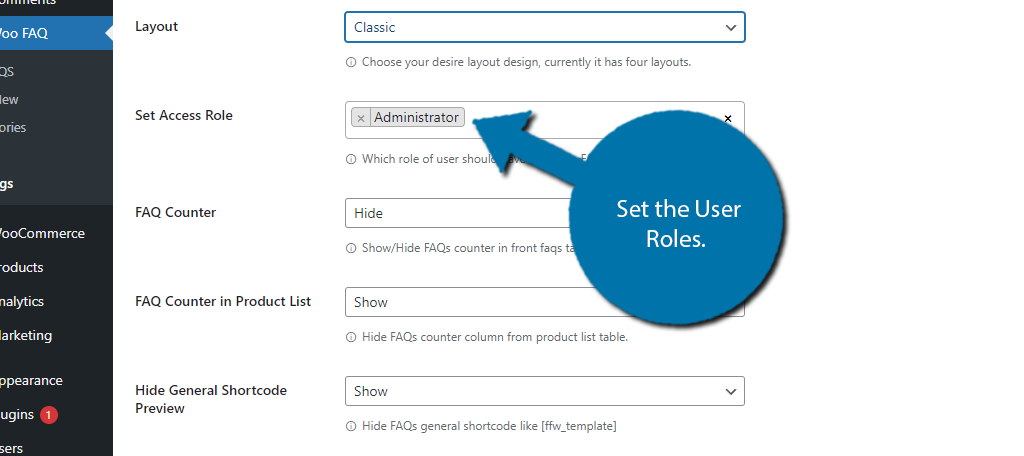 Set User Roles