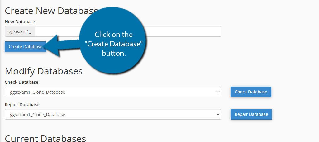 Create Database