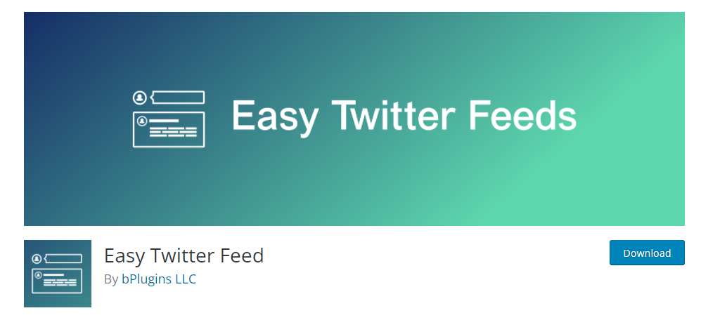 Easy Twitter Feed can help you embed tweets in WordPress