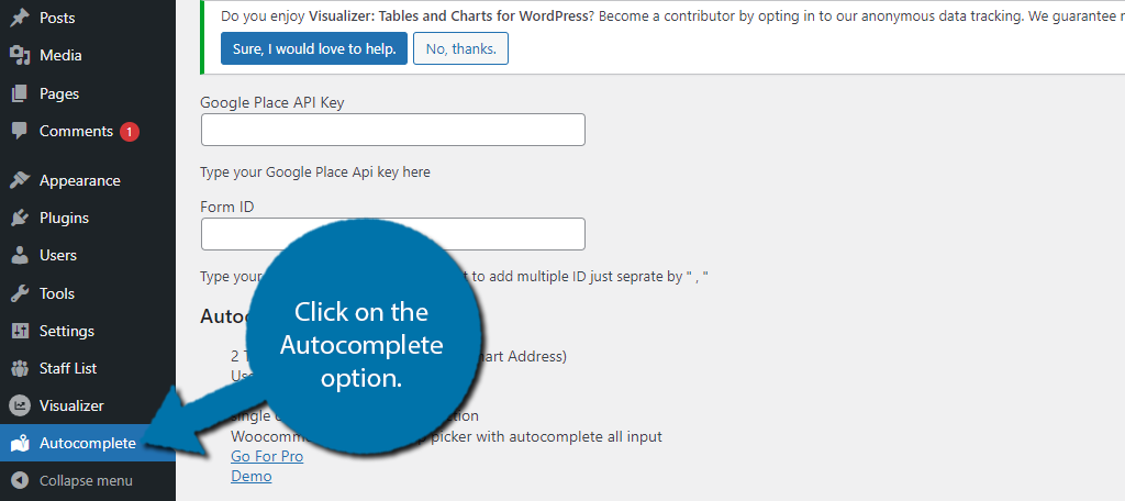 Autocomplete for Fields in WordPress