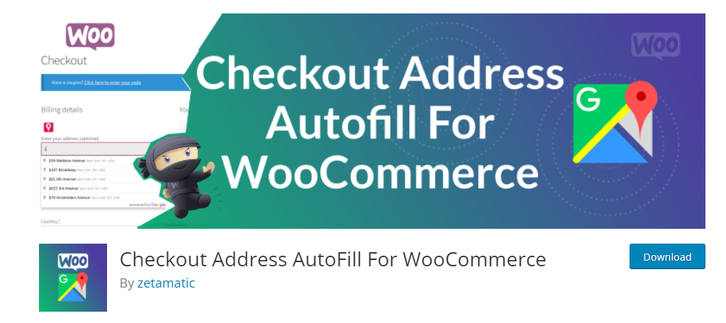 Checkout Address Autofill For WooCommerce