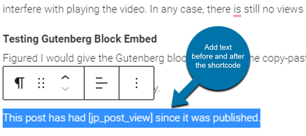 Text Before and After Shortcode