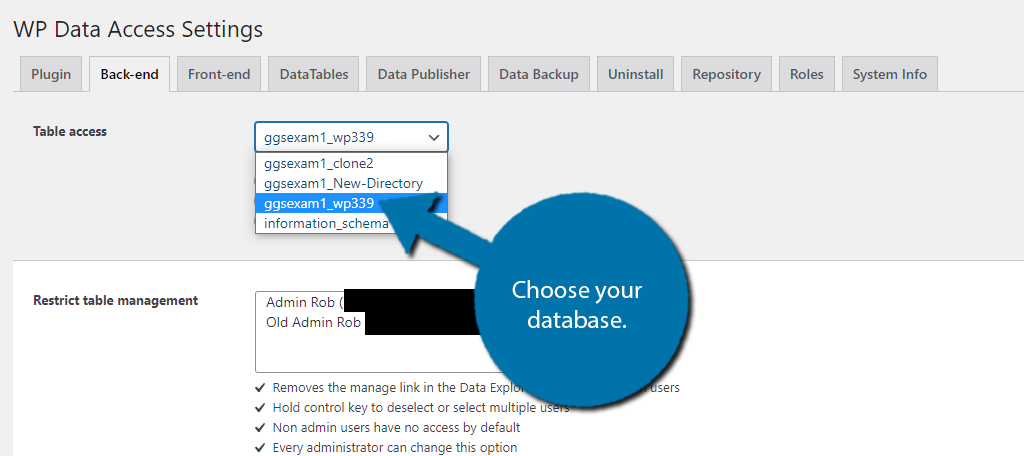 Choose Your Database