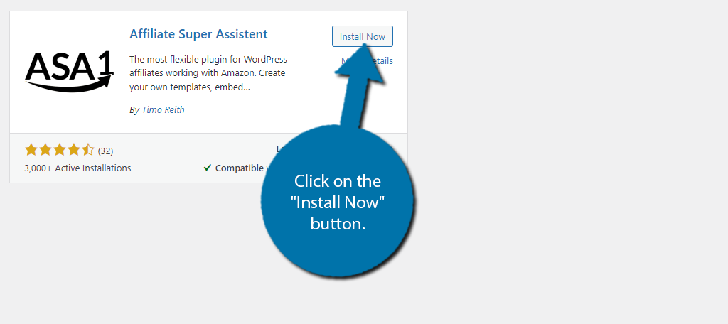 Install Now Button