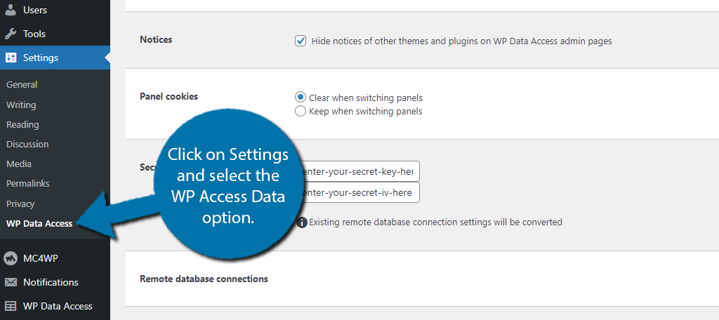 Edit the Settings