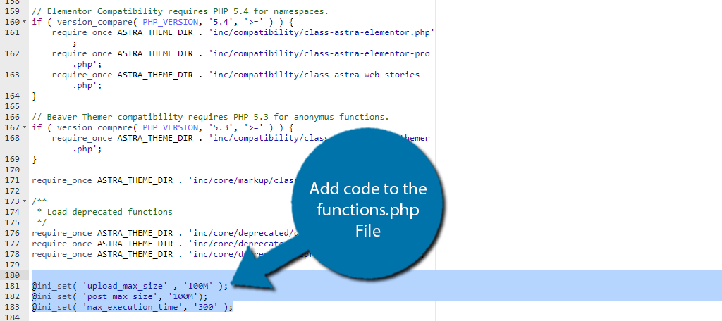 Add code to the functions.php file to fix the link followed expired error