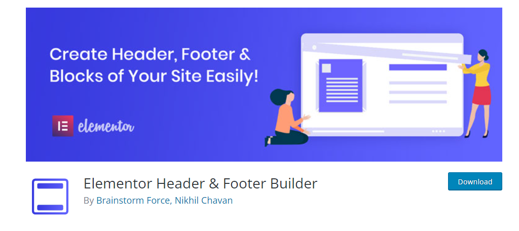 Elementor Header & Footer Builder