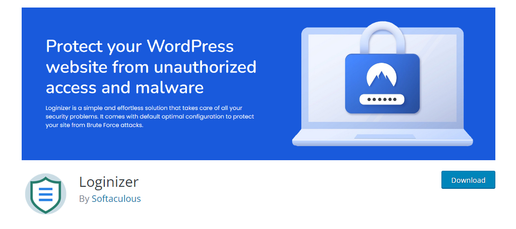 Loginizer can help protect your custom WordPress login page