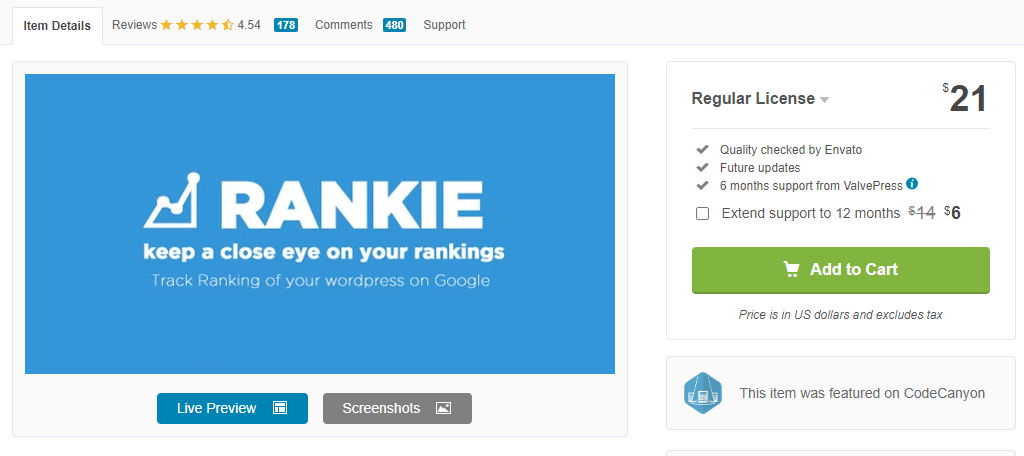 Rankie is one of many excellent premium SEO plugins for WordPress