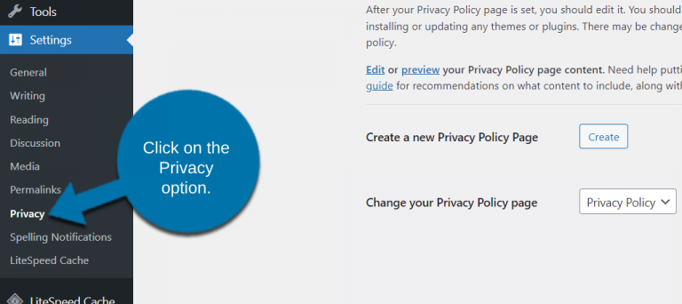 How to Include a Privacy Policy in WordPress - GreenGeeks