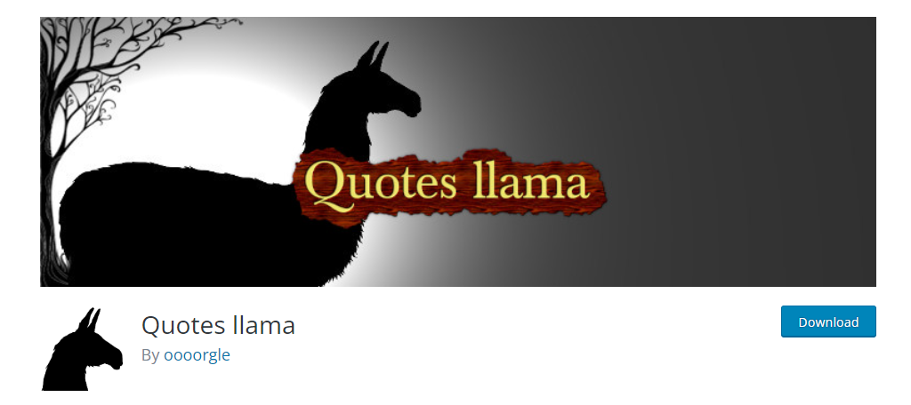Quotes llama is a great way to add random quotes in WordPress