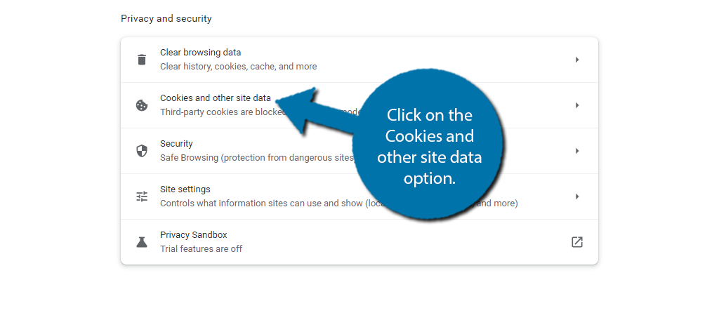 Cookies Site Data