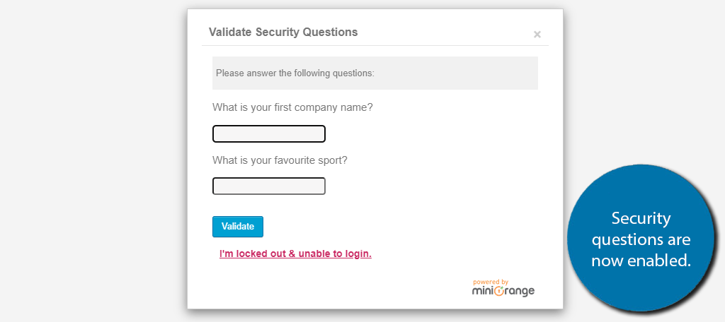 Security Questions