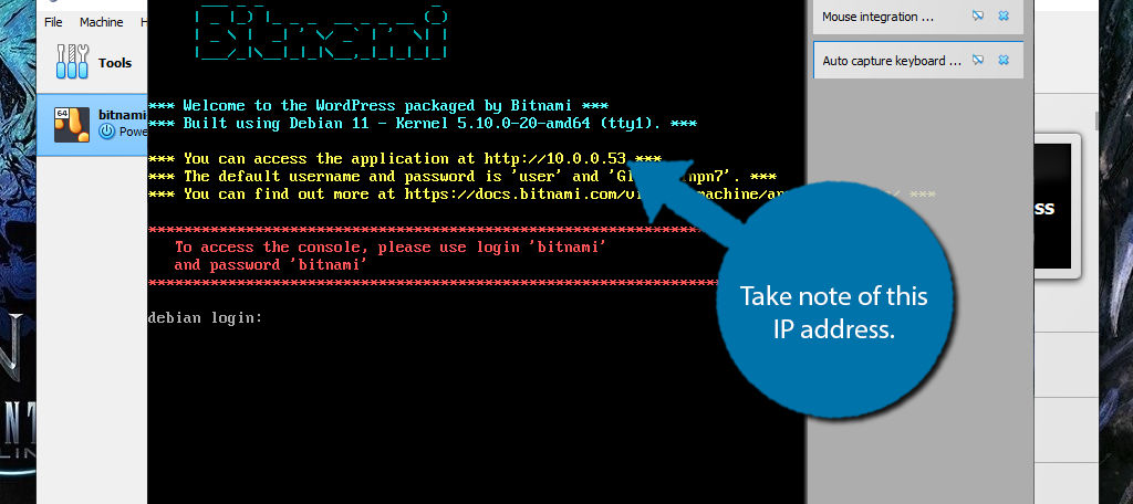 VM IP Address