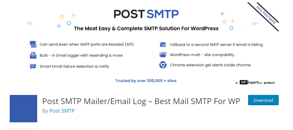 Post SMTP will help when the WordPress email is not Working