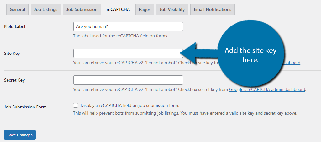 Protect your job board in WordPress with reCAPTCHA