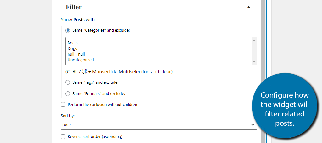 Configure Related Posts