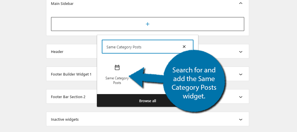 Same Category Posts Widget