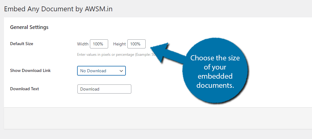 Document Size