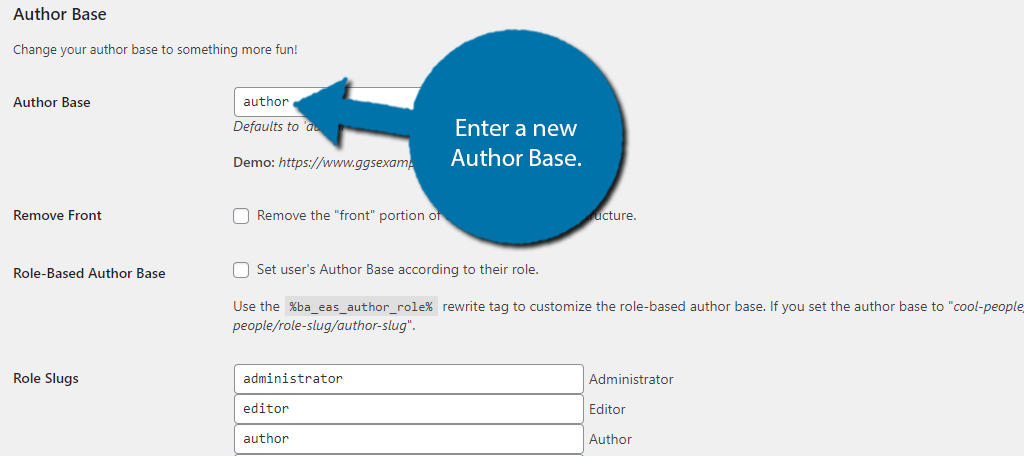 Author Base