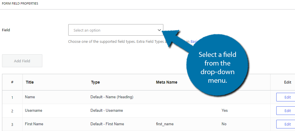 Customize the user registration form in WordPress