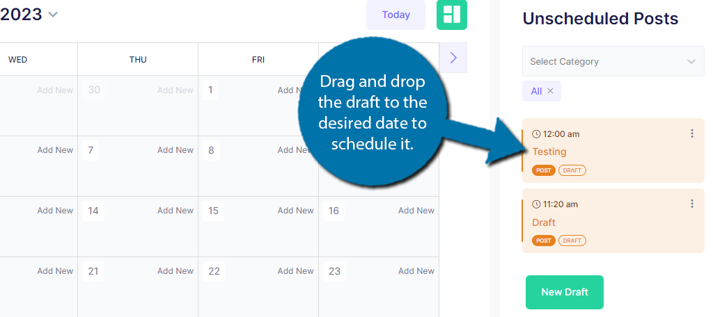 Schedule a post in WordPress