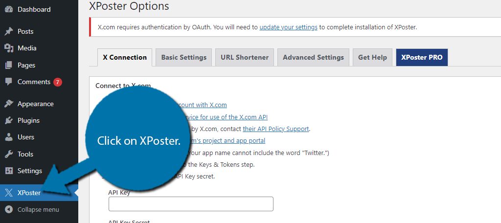 Configure XPoster to create an automatic Twitter post when you publish in WordPress