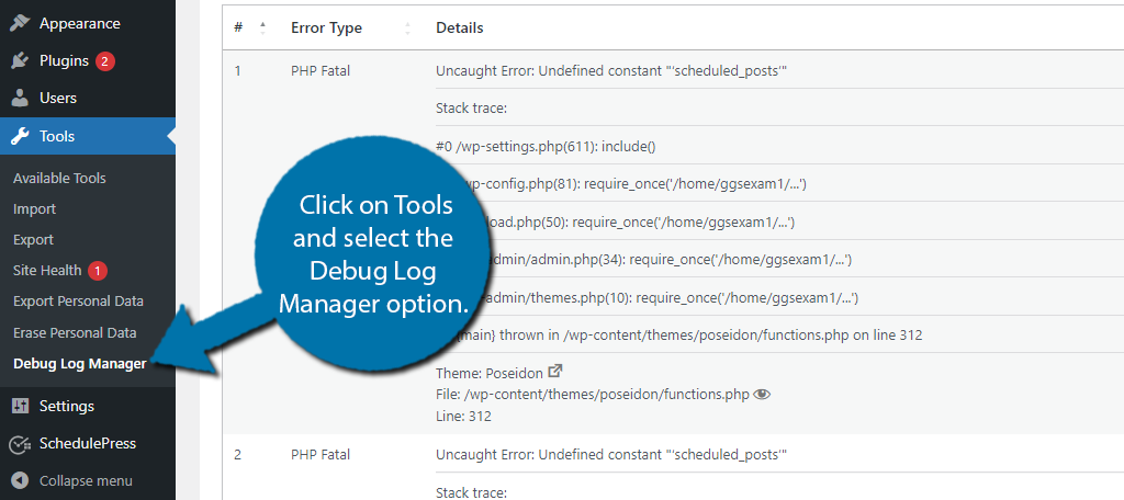 Debug Log Manager