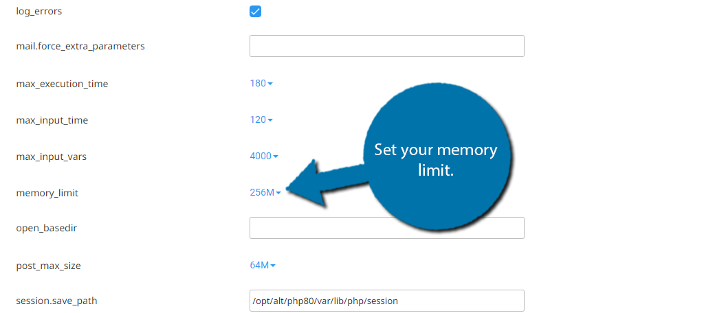 Memory limit in WordPress