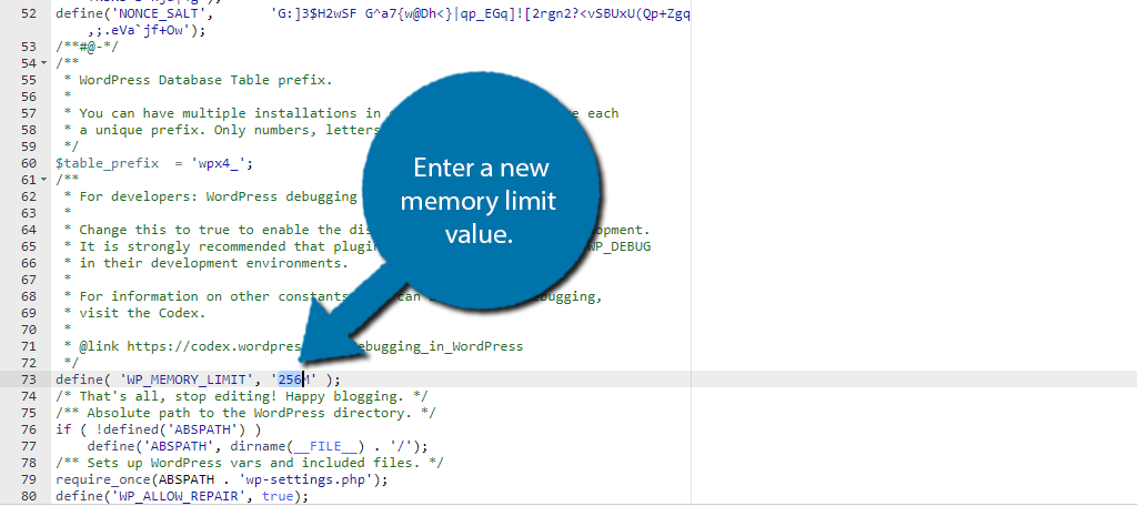 Increase WordPress Memory Limit