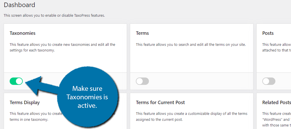 Taxonomies