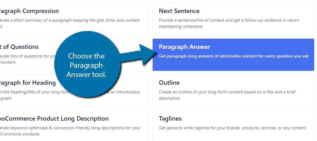 Paragraph Answer GetGenie