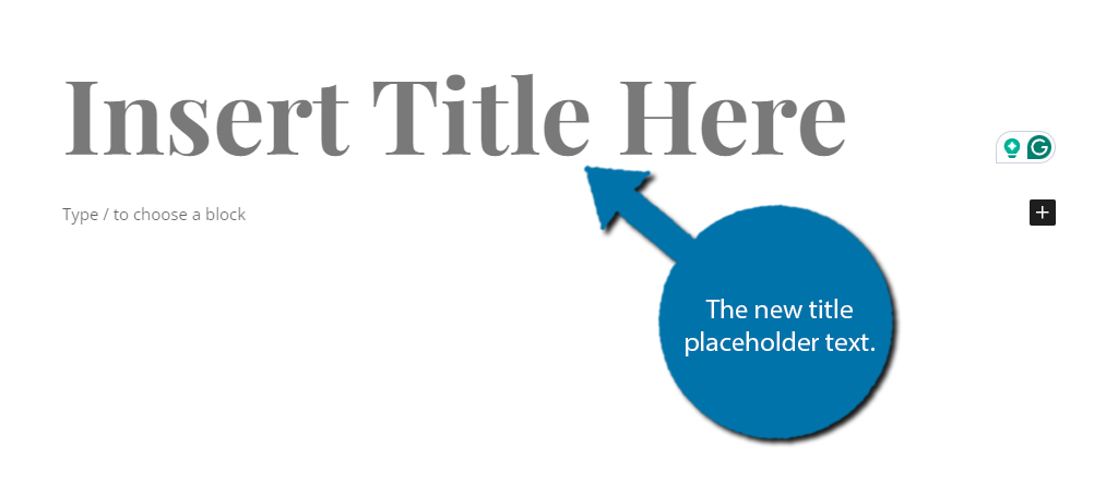 Title Placeholder text in WordPress