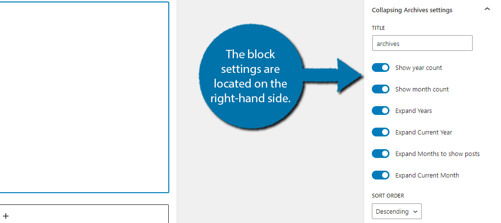 Block Settings