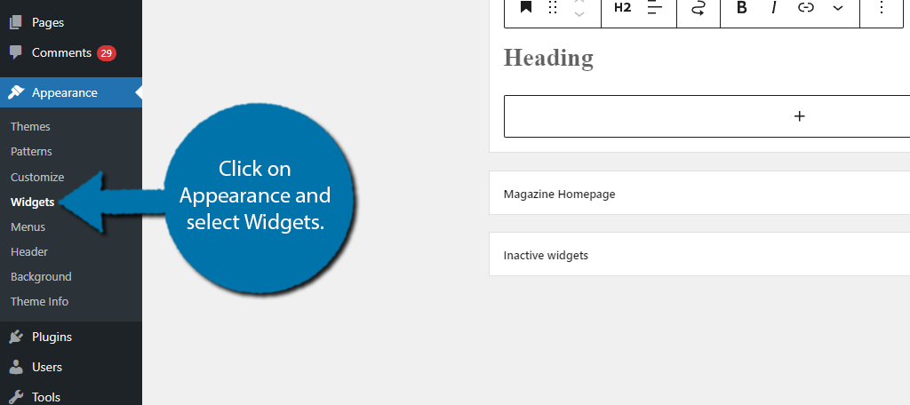 Widgets