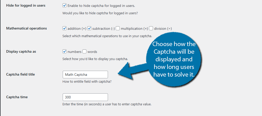 Captcha Display