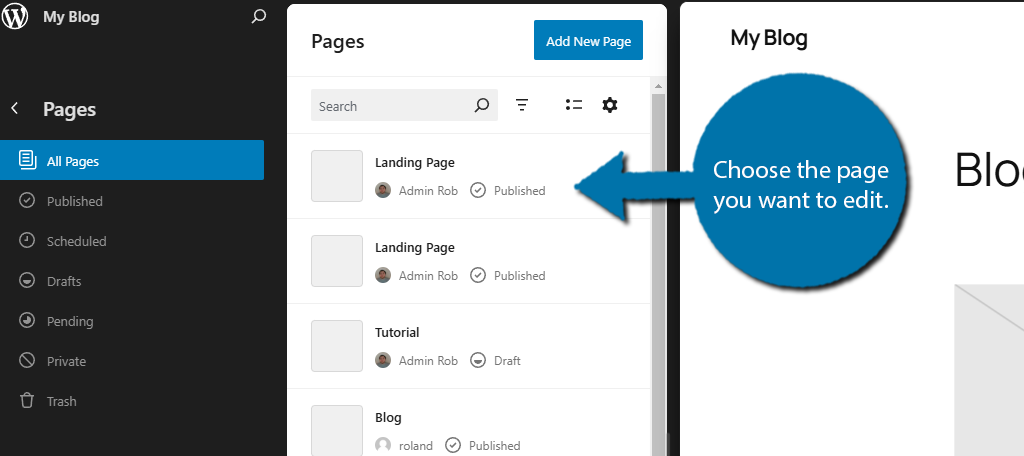 Choose-Page