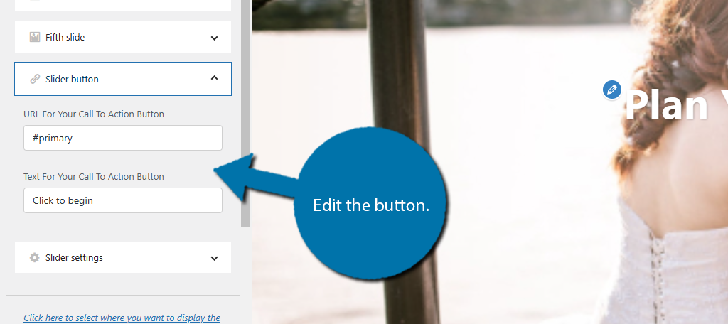 Edit the button