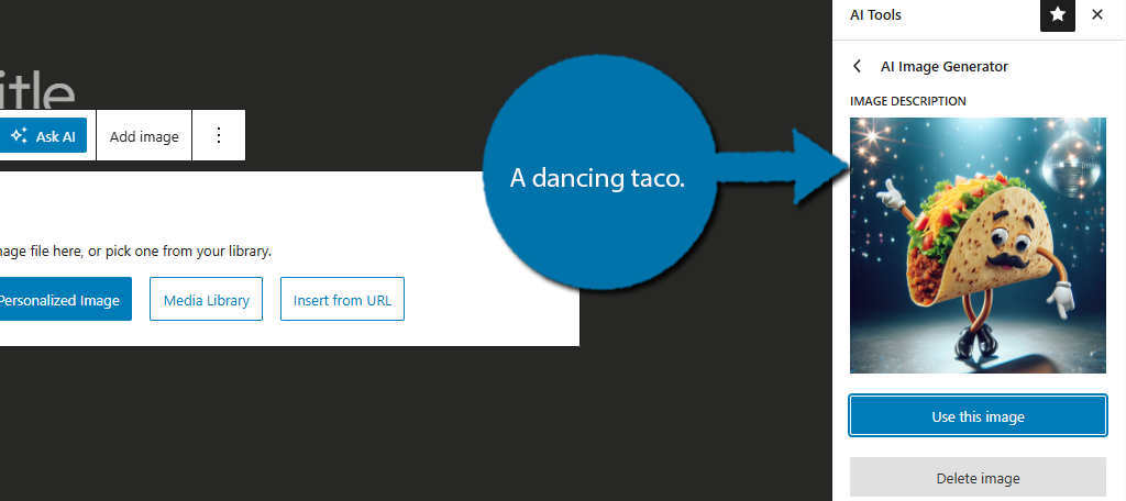 Dancing Taco