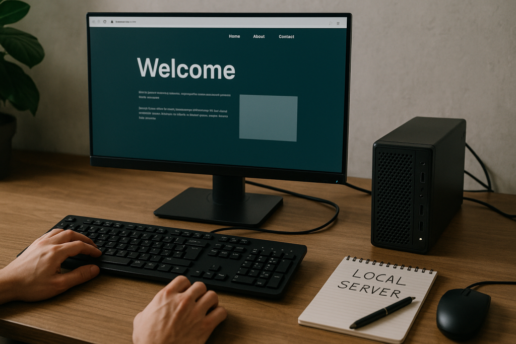 host a website locally