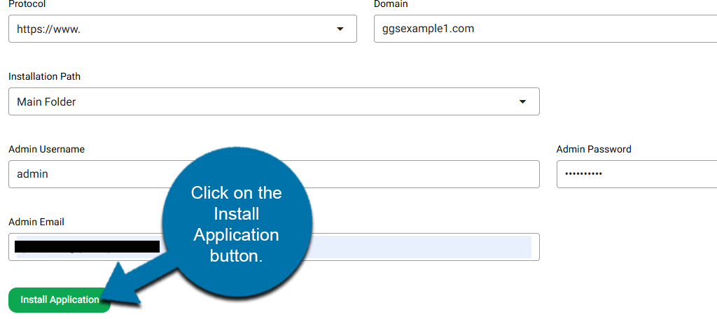 Install Joomla using the GreenGeeks App Installer
